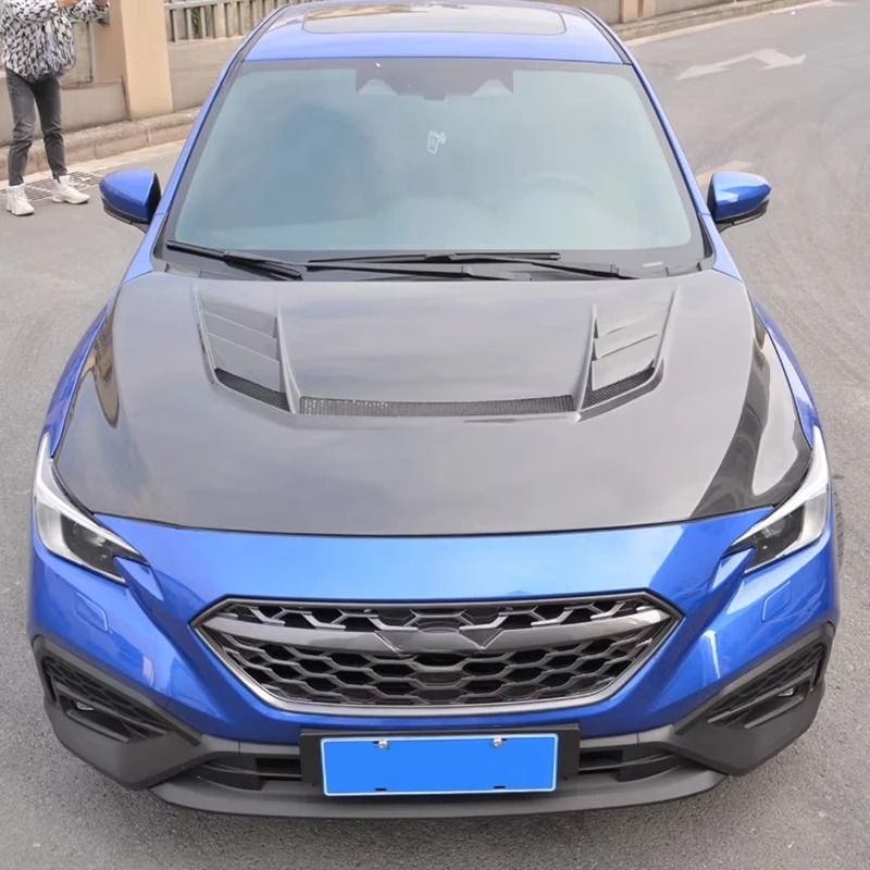Carbon Fiber Front Hood Bonnet for Wrx 2023-2024 Sti S4 Vb VRSA1 Style Carbon Fiber Ht Vented Cooling Front Hood Bonnet